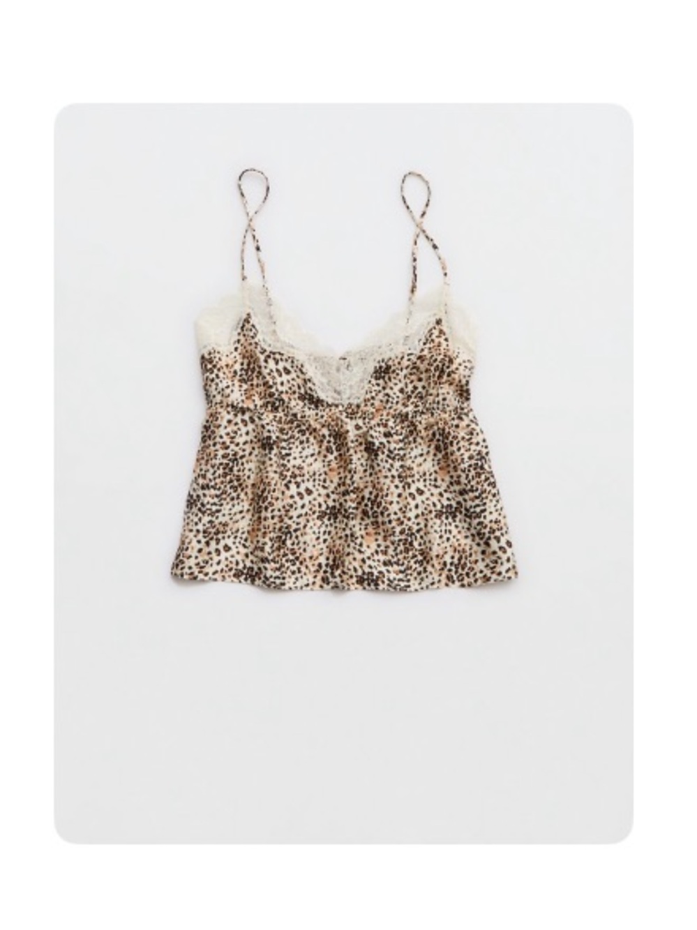 AERIE | NWT Off-Duty Satin Flirty Tank size XL